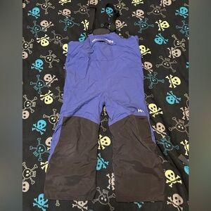 Helly Hansen Kids Blue and Black Insulated Bib Snow Pants Regular 104/4 (4 YO)